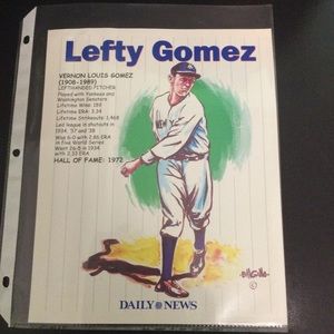 New York Yankees Daily News Lefty Gomez